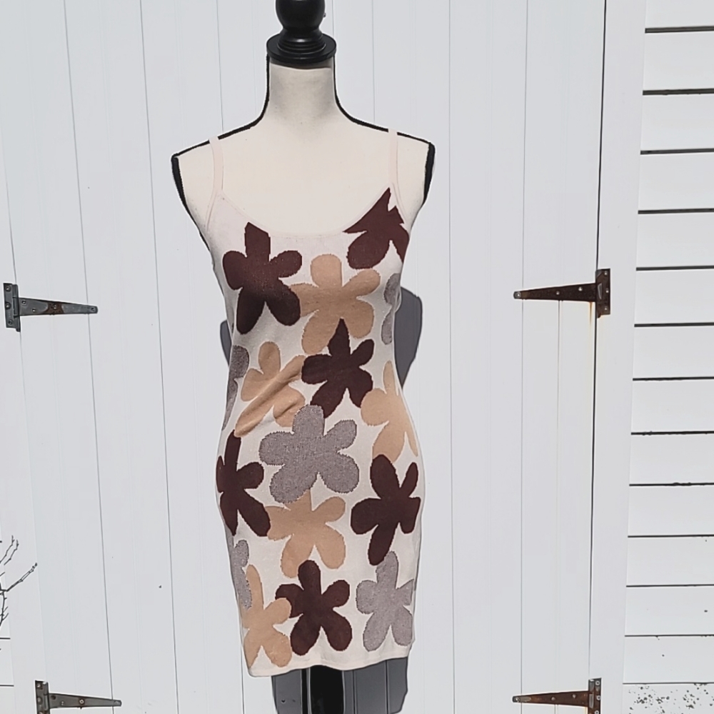 Shein floral tank dress size M (6)